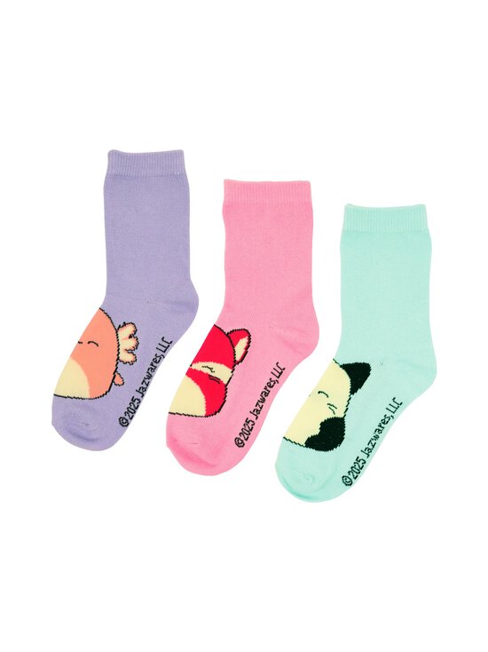 SQUISHMALLOWS - Squishmallows zeķes, 3 pāri - BLUE/LILAC/PINK - photo 1 SQUISHMALLOWS - Squishmallows zeķes, 3 pāri - BLUE/LILAC/PINK | Stockmann - photo 1