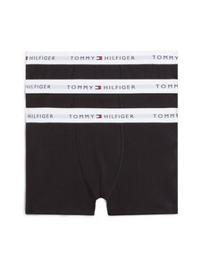 Tommy Hilfiger - Trunk Cotton -bokserit 3-pack - 0XU BLACK/BLACK/BLACK | Stockmann