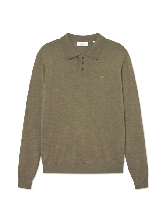 Les Deux - Greyson-merinovillainen pikeeneule - 537 MILITARY OLIVE - photo 1 Les Deux - Greyson-merinovillainen pikeeneule - 537 MILITARY OLIVE | Stockmann - photo 1