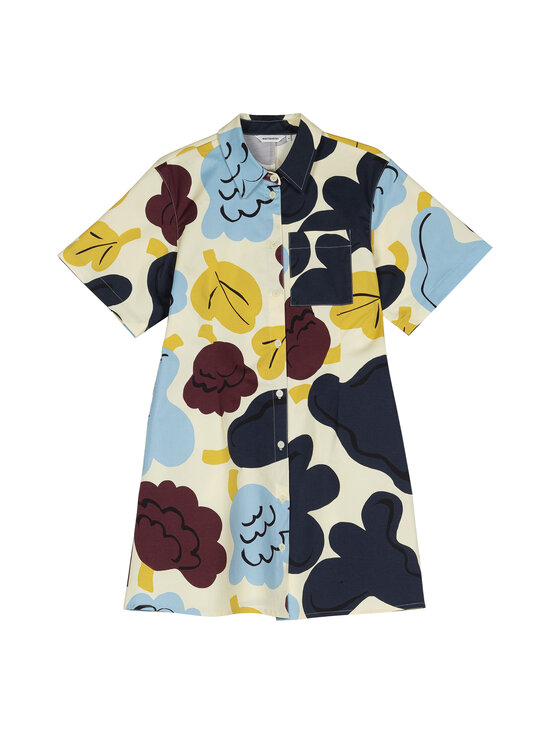 Marimekko - Kleit Seikkailu Kukasta Kukkaan - 259 LT. YELLOW, LT. BLUE, DK. BLUE | Stockmann - photo 1