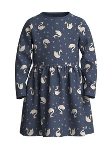 Name It - NmfVilisa-mekko - VINTAGE INDIGO AOP:SWAN PRINCESS | Stockmann
