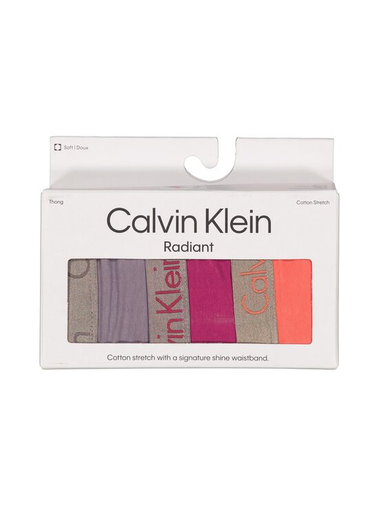 Calvin Klein Underwear THONG 3 PACK - Thong - gray ridge/festival