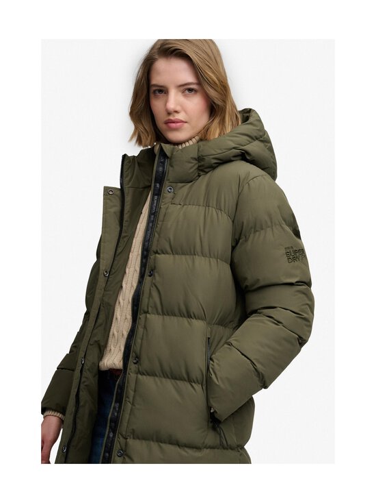 Superdry - Hooded Sports Puffer Mid -toppatakki - GVK WASHED KHAKI | Stockmann - photo 8