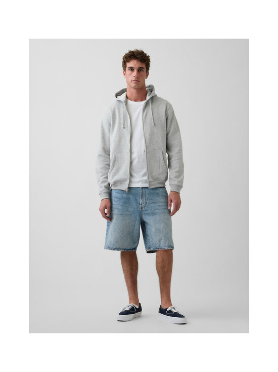 GAP - Fleece Full Zip džemperis ar kapuci - LIGHT HEATHER GREY B08 | Stockmann - photo 3