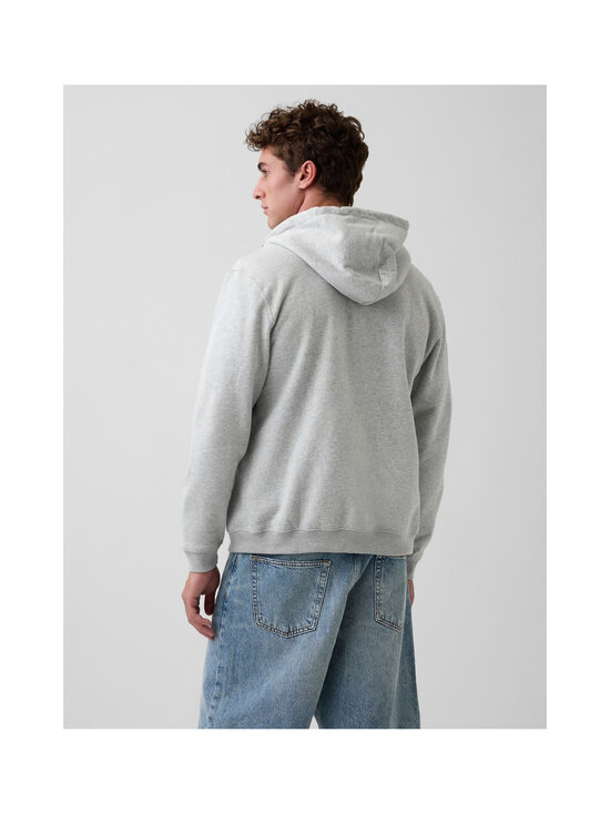 GAP - Fleece Full Zip džemperis ar kapuci - LIGHT HEATHER GREY B08 | Stockmann - photo 6