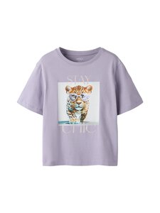 Name It - NkfVotea Regular t-krekls - LAVENDER GRAY PRINT:STAY CHIC | Stockmann
