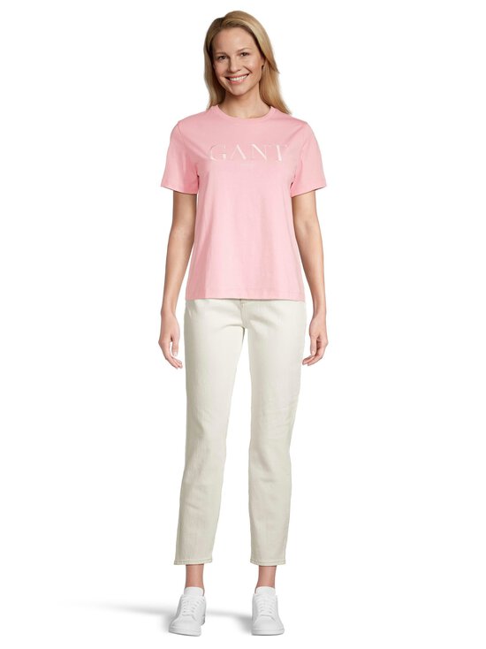 GANT - Tonal Graphic t-paita - 627 GERANIUM PINK - photo 2 GANT - Tonal Graphic t-paita - 627 GERANIUM PINK | Stockmann - photo 2