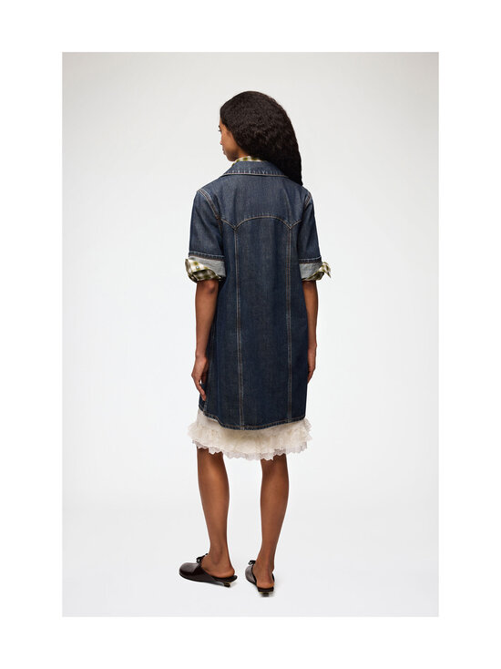 Ganni - Slub Mix -farkkumekko - NULL DARK BLUE VINTAGE | Stockmann - photo 3