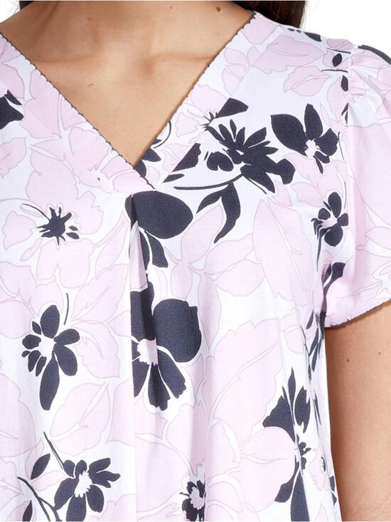 Damella - Nightdress Flower - 320 NAVY/PINK - photo 4 Damella - Nightdress Flower - 320 NAVY/PINK | Stockmann - photo 4