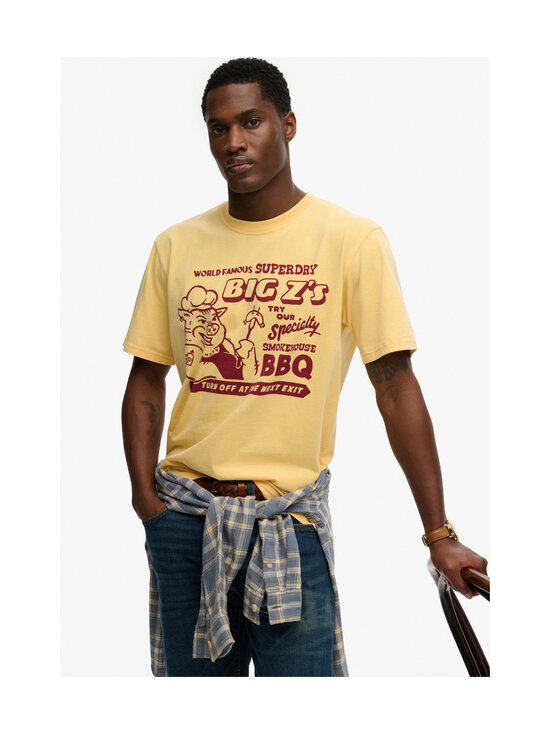 Superdry - Roadside Trade Loose t-paita - 8LI DAFFODIL YELLOW | Stockmann - photo 3