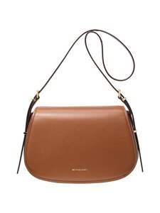 Michael Michael Kors - Lydia Medium Flap Messenger -nahkalaukku - 230 LUGGAGE Michael Michael Kors - Lydia Medium Flap Messenger -nahkalaukku - 230 LUGGAGE | Stockmann