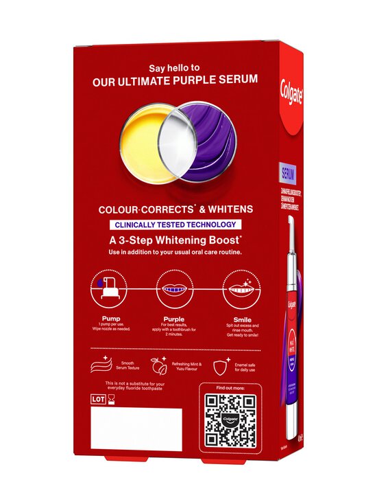 Colgate - Max White Purple Serum -valkaisuseerumi - NOCOL - photo 3 Colgate - Max White Purple Serum -valkaisuseerumi - NOCOL | Stockmann - photo 3