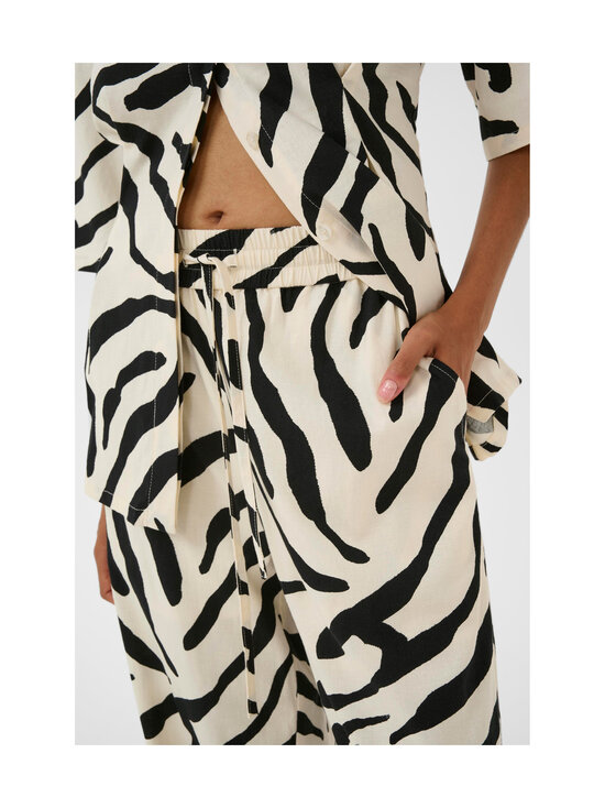 Gestuz - GZzeona High Waist -housut - 140 GRAPHIC BLACK WHITE ANIMAL | Stockmann - photo 3