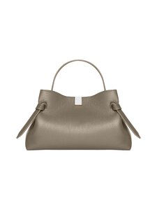 YUZEFI - Gyoza Pebble Grain -nahkalaukku - TAUPE | Stockmann