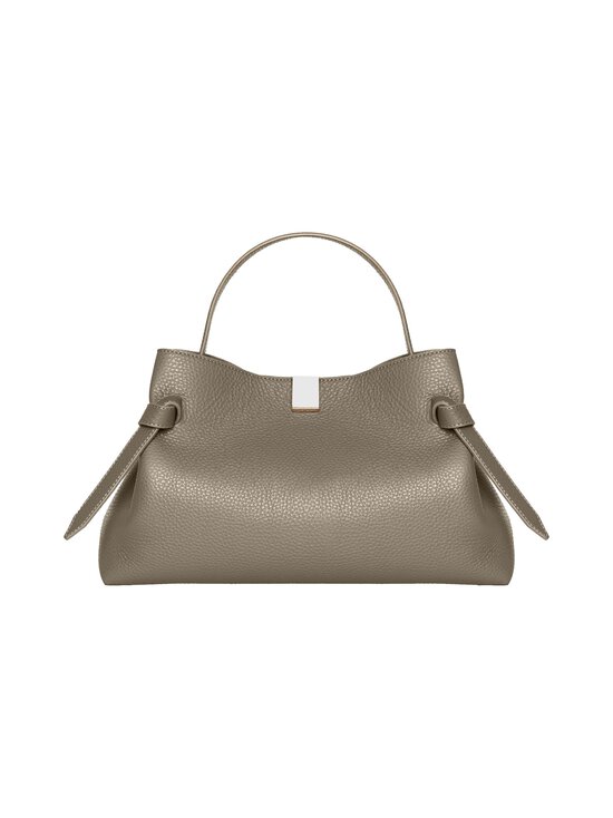 YUZEFI - Gyoza Pebble Grain -nahkalaukku - TAUPE | Stockmann - photo 1