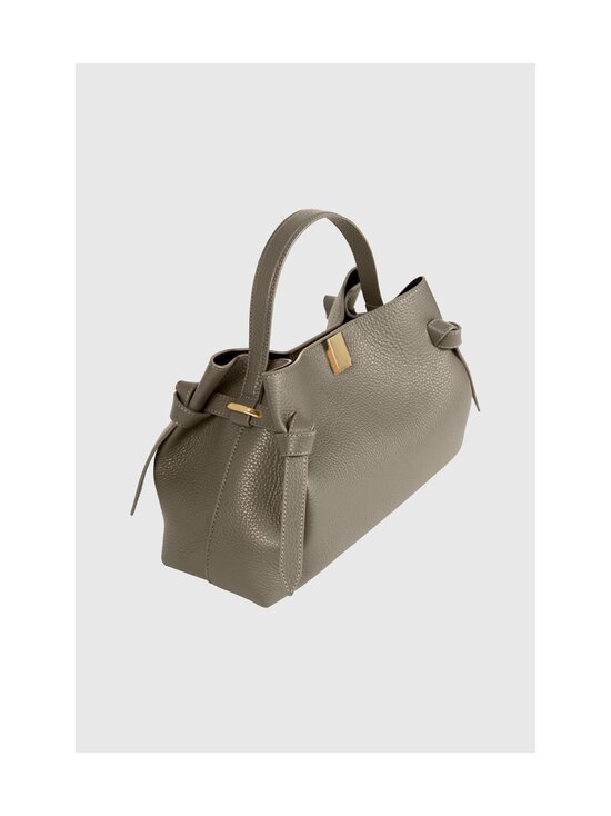 YUZEFI - Gyoza Pebble Grain -nahkalaukku - TAUPE | Stockmann - photo 2