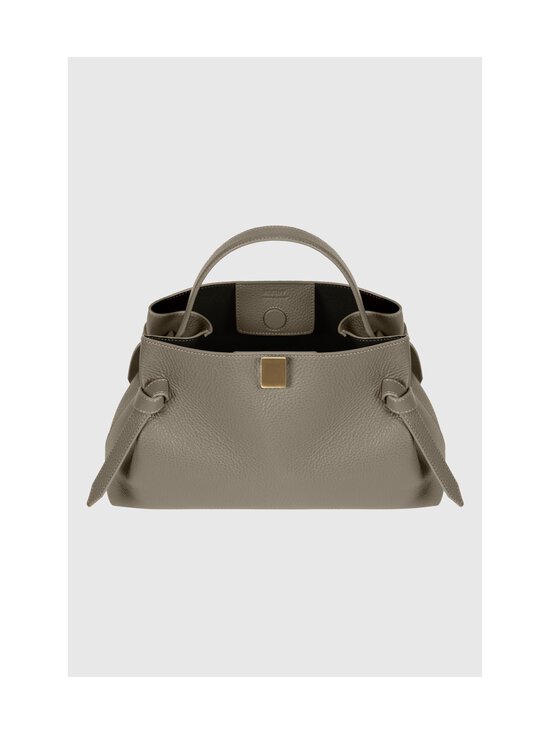 YUZEFI - Gyoza Pebble Grain -nahkalaukku - TAUPE | Stockmann - photo 3