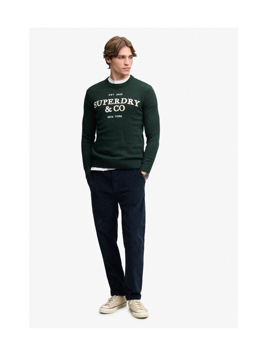 Superdry - Applique Graphic -neulepaita - 20E FOREST GREEN | Stockmann - photo 7
