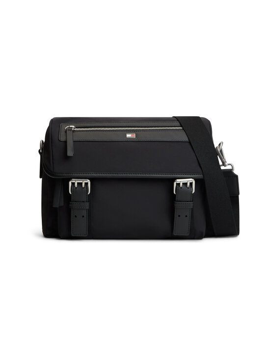 Tommy Hilfiger - Flag Nylon Messenger -olkalaukku - BDS BLACK | Stockmann - photo 1