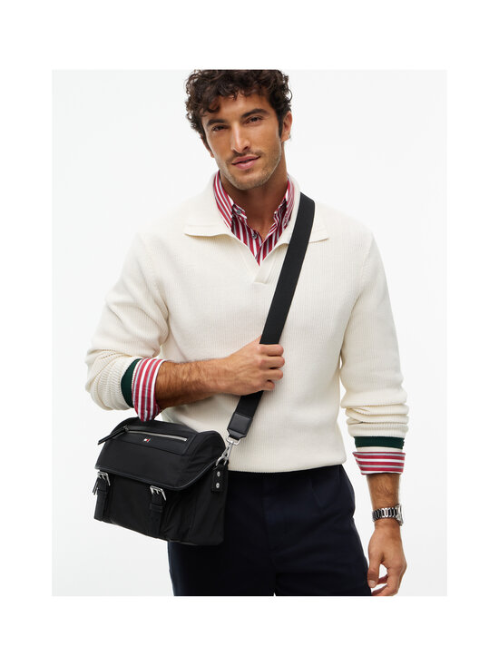 Tommy Hilfiger - Flag Nylon Messenger -olkalaukku - BDS BLACK | Stockmann - photo 2