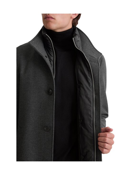 Marc O'Polo - Windshield Wool Coat - 989 DARK GREY MELANGE - photo 4 Marc O'Polo - Windshield Wool Coat - 989 DARK GREY MELANGE | Stockmann - photo 4