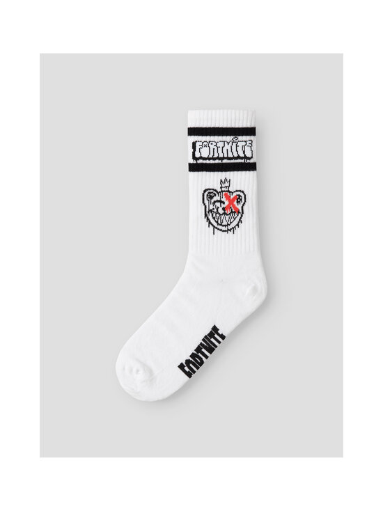 Name It - NkmFinlo Fortnite zeķes 3-pāri - BRIGHT WHITE PACK:3P | Stockmann - photo 4