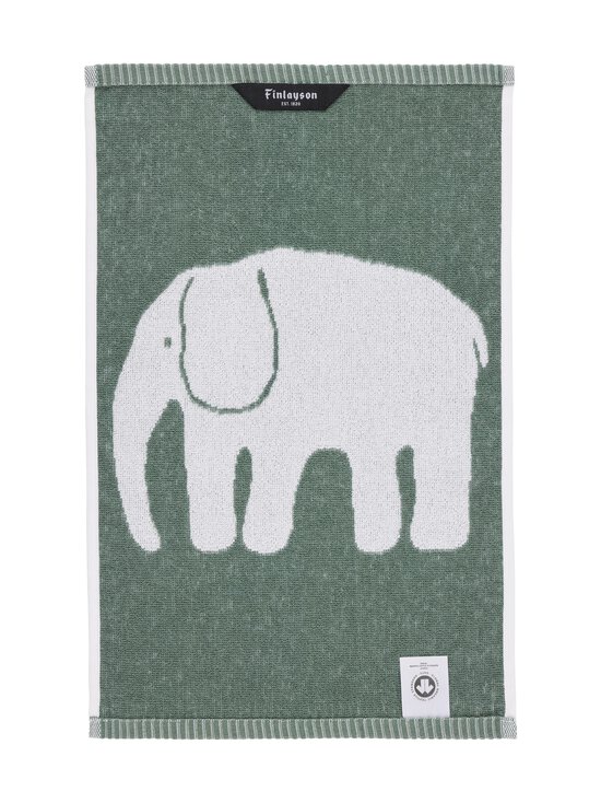 Finlayson - Yksi Elefantti -pyyhe - DARK GREEN | Stockmann - photo 2