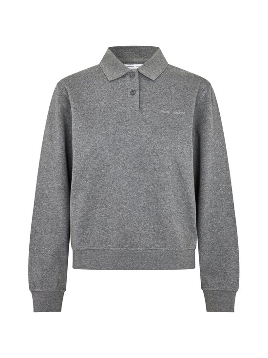 Samsoe Samsoe - Sadory Polo -neule - CLR001804 MID GREY MEL. | Stockmann - photo 1