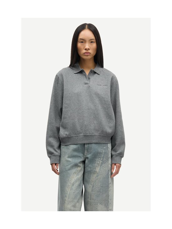 Samsoe Samsoe - Sadory Polo -neule - CLR001804 MID GREY MEL. | Stockmann - photo 3