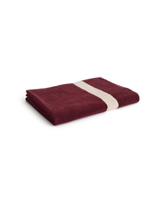 HAY - Stripe-kylpypyyhe - BURGUNDY | Stockmann - photo 1