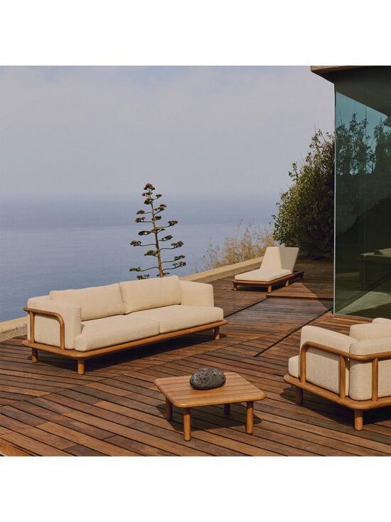 Kave Home - Turqueta-nojatuoli tiikki/beige - MULTICO | Stockmann - photo 6