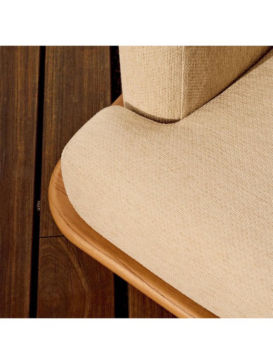 Kave Home - Turqueta-nojatuoli tiikki/beige - MULTICO | Stockmann - photo 8