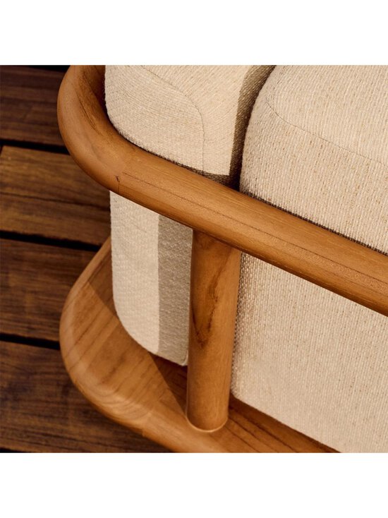 Kave Home - Turqueta-nojatuoli tiikki/beige - MULTICO | Stockmann - photo 9