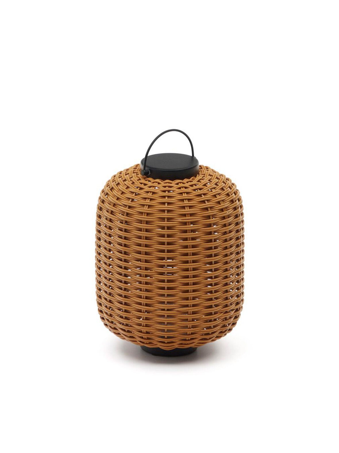 Saranella-pöytävalaisin ruskea polyrottinki k 37 cm