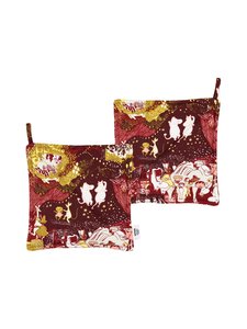 Moomin Arabia - Juhlan Aika katla satvērēju komplekts 22 cm, 2 gab. - RED | Stockmann