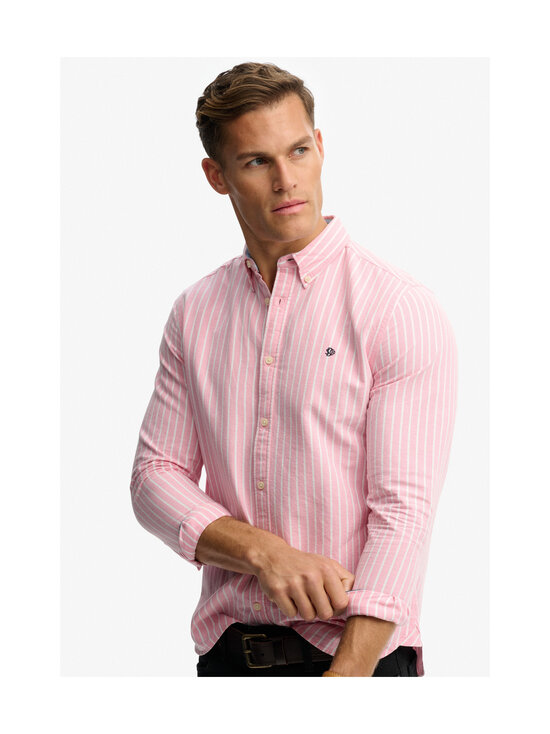 Superdry - Triiksärk Preppy Oxford - J8Q CALI CORAL/OPTIC STRIPE | Stockmann - photo 3