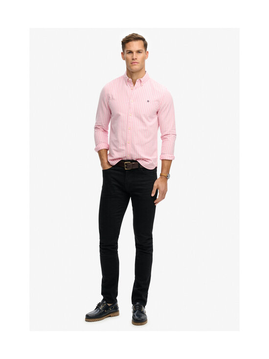 Superdry - Triiksärk Preppy Oxford - J8Q CALI CORAL/OPTIC STRIPE | Stockmann - photo 4