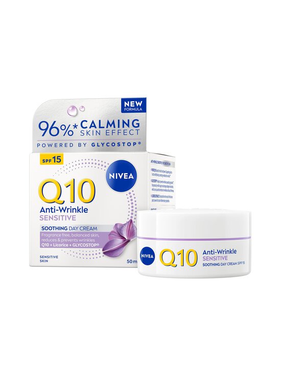 NIVEA - Anti-Wrinkle Sensitive Soothing Day Cream SK15 -päivävoide - NOCOL | Stockmann - photo 1