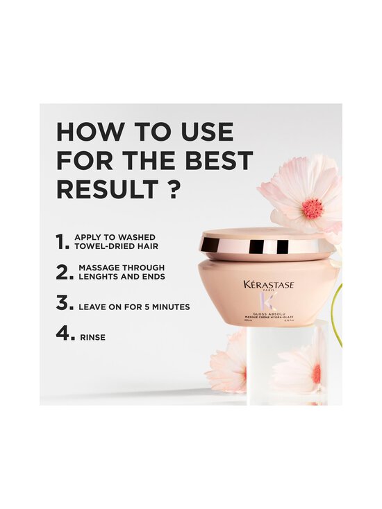 Kerastase - Gloss Absolu Masque Crème Hydra-Glaze matu maska, 200 ml - NOCOL | Stockmann - photo 7