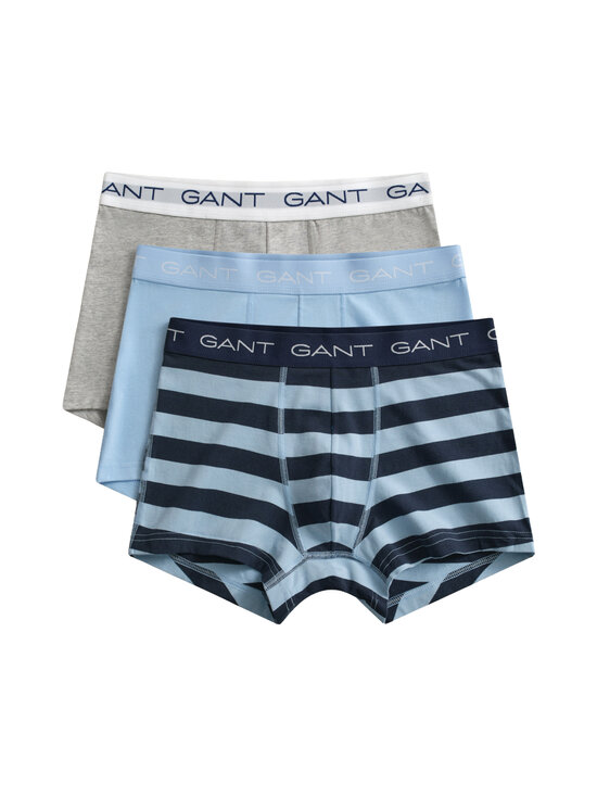 GANT - Svītraini bokseršorti 3-gab. - 450 SKY BLUE | Stockmann - photo 1