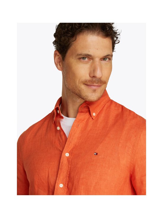 Tommy Hilfiger - Linane särk Pigment Dyed Regular Fit - SCX BRILLIANT ORANGE - photo 5 Tommy Hilfiger - Linane särk Pigment Dyed Regular Fit - SCX BRILLIANT ORANGE | Stockmann - photo 5