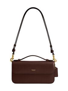 Coach - Nahkkott Elora Top Handle Crossbody - B4/MAPLE | Stockmann