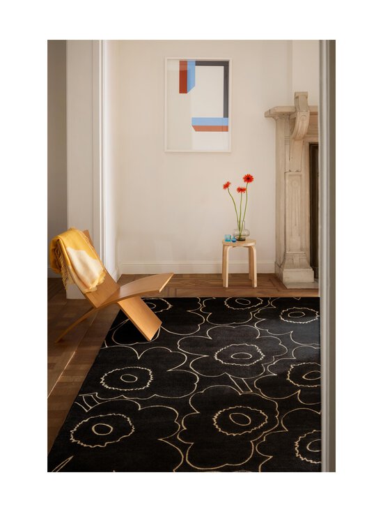 Marimekko - Piirto Unikko -villamatto - 133705 CHARCOAL | Stockmann - photo 5