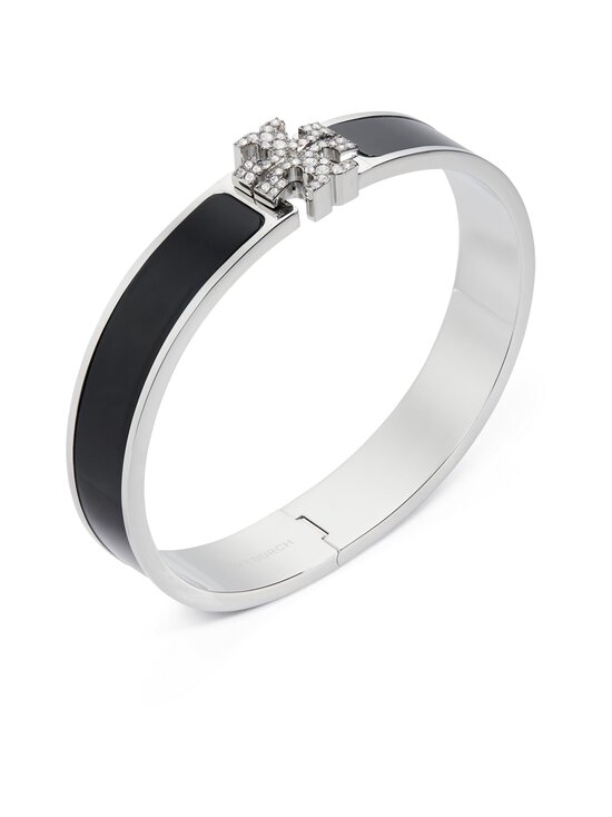 Tory Burch - Käevõru Kira Enamel - TORY SILVER / BLACK / CRYSTAL | Stockmann - photo 3
