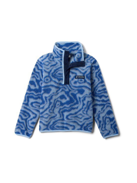 Columbia - Helvetia II Printed Half Snap Fleece -paita - 433 MOUNTAIN BLUE T | Stockmann - photo 1