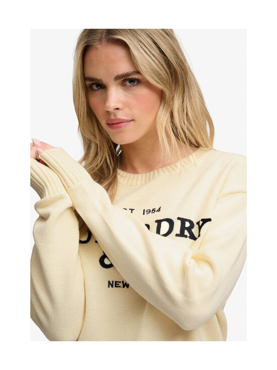 Superdry - Heritage Graphic -neulepusero - TX1 ECRU/NAVY | Stockmann - photo 5
