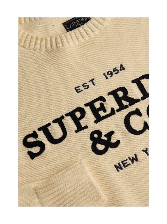 Superdry - Heritage Graphic -neulepusero - TX1 ECRU/NAVY | Stockmann - photo 7