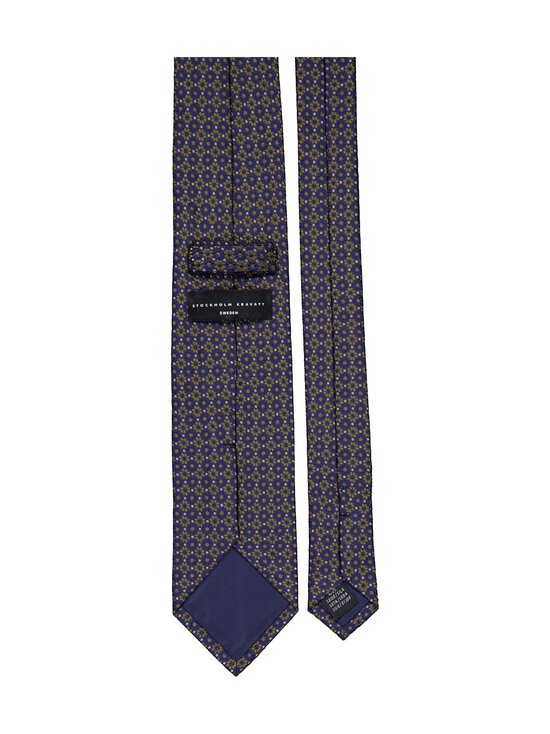 Stockholm Kravatt - Flower zīda kaklasaite - G26D NAVY/GREEN | Stockmann - photo 2