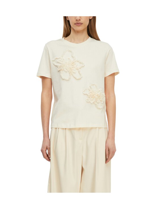 Comma - Flower Deko t-paita - 04E7 WHITE | Stockmann - photo 2