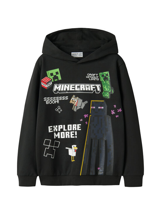 Name It - NkmJu Minecraft džemperis ar kapuci - BLACK | Stockmann - photo 1